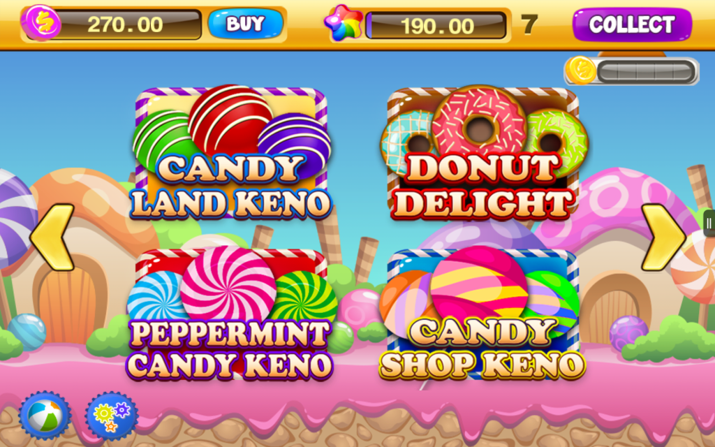 Sweet Keno game